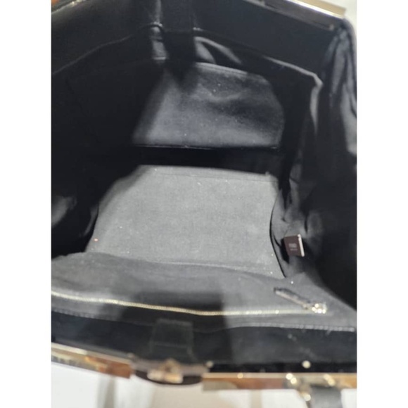 Authentic FENDI Vitello Elite Bi Color 3Jours Tote Argento Black/Silver - Picture 13 of 16